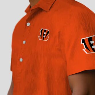 Cincinnati Bengals & Minions Stuart Hawaiian Shirt – NFL Tropical Orange Aloha Apparel