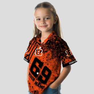 Custom Cincinnati Bengals Hawaiian Shirt – Star Stripes Orange Aloha Apparel