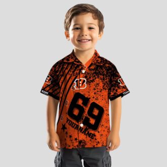 Custom Cincinnati Bengals Hawaiian Shirt – Star Stripes Orange Aloha Apparel