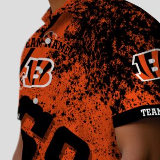 Custom Cincinnati Bengals Hawaiian Shirt – Star Stripes Orange Aloha Apparel