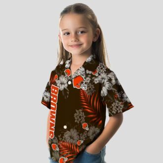 Cleveland Browns NFL Hawaiian Shirt for Men & Women, Hibiscus Print Summer Luau Outfit