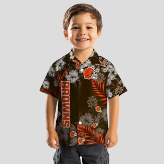 Cleveland Browns NFL Hawaiian Shirt for Men & Women, Hibiscus Print Summer Luau Outfit
