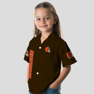 Cleveland Browns NFL Minion Hawaiian Shirt, Tropical Brown Beach Party Outfit