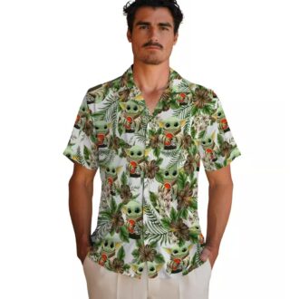 Cleveland Browns Yoda Green Hawaiian Shirt, NFL Tropical Aloha Shirt for Summer