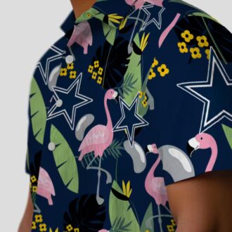 Best Selling Dallas Cowboys Blue Hawaiian Shirt, Tropical Flamingo NFL Game Day Outfit