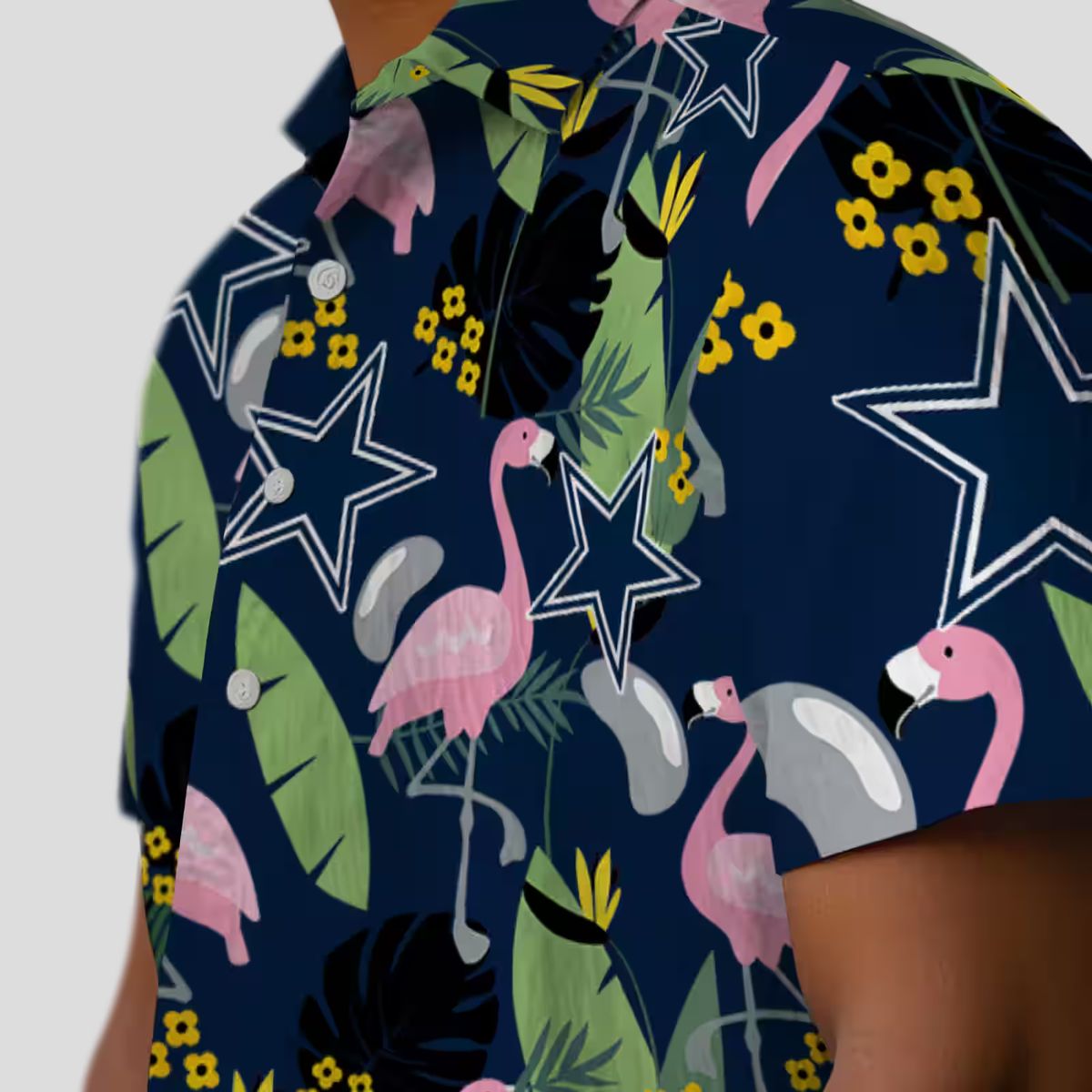 Best Selling Dallas Cowboys Blue Hawaiian Shirt, Tropical Flamingo NFL Game Day Outfit