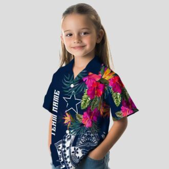 Dallas Cowboys Aloha Hawaiian Shirt, Polynesian Tropical NFL Summer Outfit for Fans
