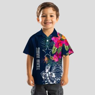Dallas Cowboys Aloha Hawaiian Shirt, Polynesian Tropical NFL Summer Outfit for Fans