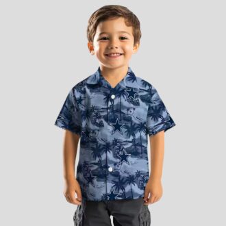 Dallas Cowboys Beach Hawaiian Shirt, Coastal Palms Summer NFL Fans Aloha Shirt