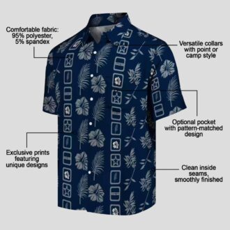 Dallas Cowboys Blue Floral Hawaiian Shirt, Game Day & Beach Outfit for NFL Fans