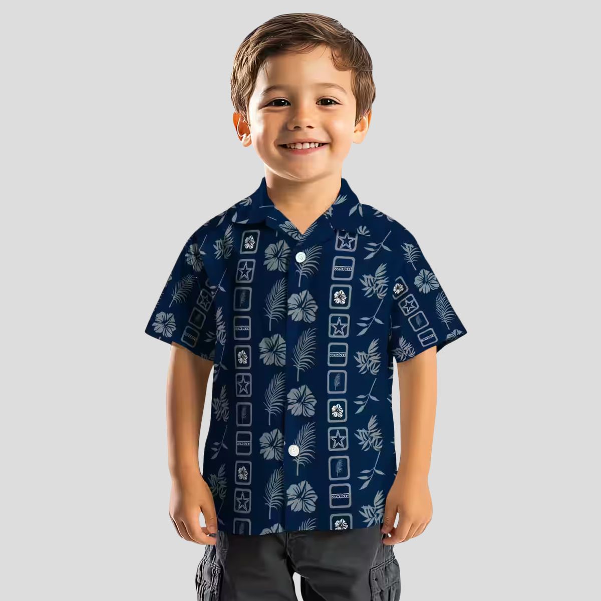 Dallas Cowboys Blue Floral Hawaiian Shirt, Game Day & Beach Outfit for NFL Fans