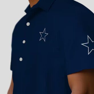 Dallas Cowboys Minion Blue Hawaiian Shirt, Tropical Aloha Shirt for Summer Vacation