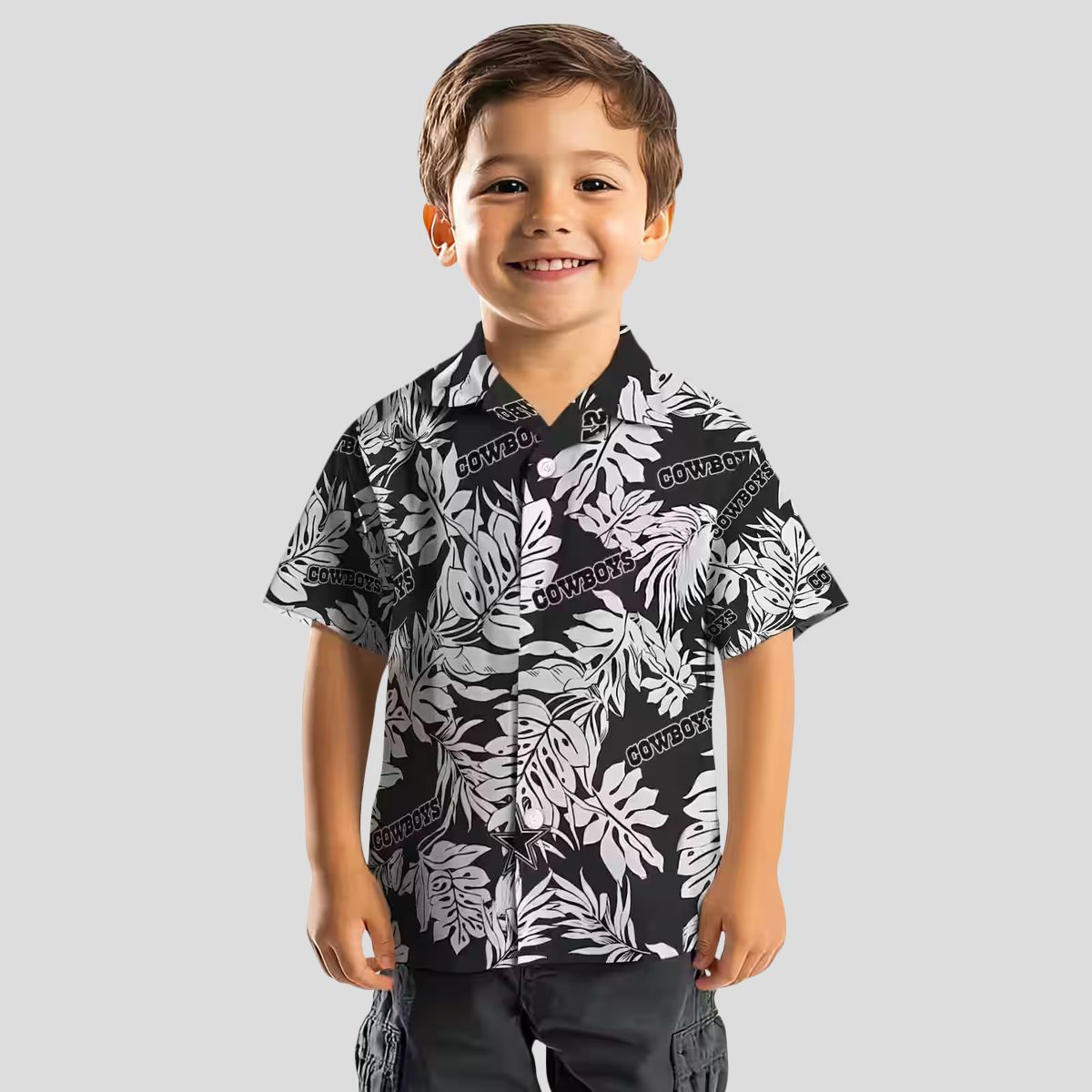 Dallas Cowboys Monstera Leaf Hawaiian Shirt, Tropical NFL Beach Shirt for Football Lovers