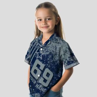 Dallas Cowboys Star Stripes Blue Hawaiian Shirt, Custom NFL Beachwear for Football Fans