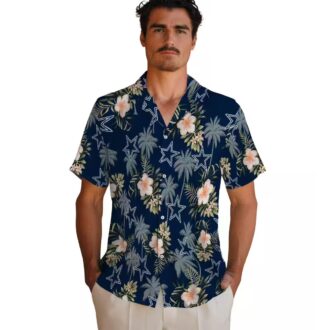 Limited Edition Dallas Cowboys Palm Tree Hawaiian Shirt, Summer Aloha Shirt for Womens