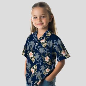 Limited Edition Dallas Cowboys Palm Tree Hawaiian Shirt, Summer Aloha Shirt for Womens