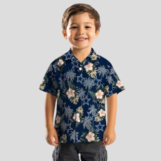 Limited Edition Dallas Cowboys Palm Tree Hawaiian Shirt, Summer Aloha Shirt for Womens