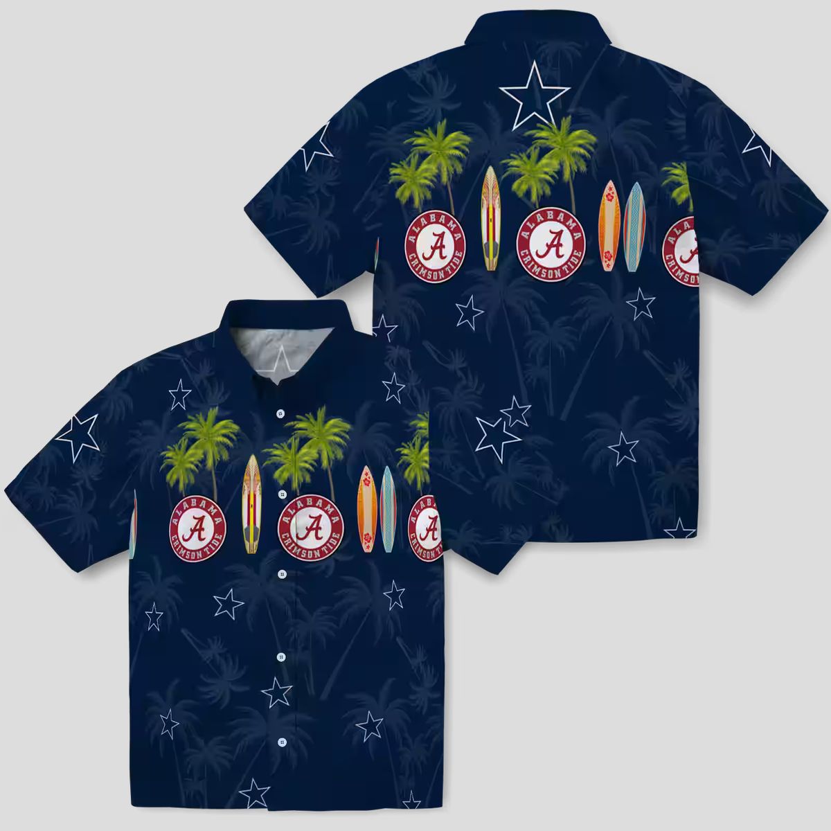 Limited Edition Dallas Cowboys Surfboard Hawaiian Shirt, Football Fans Gift