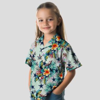 NFL Team Dallas Cowboys Summer Hawaiian Shirt with Tropical Green Foliage