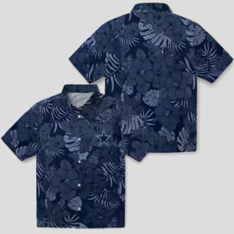 Tropical Dallas Cowboys Hawaiian Shirt, Blue Jungle Summer Beach Outfit