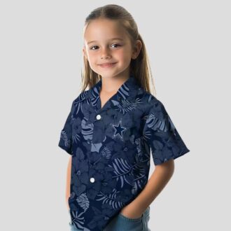Tropical Dallas Cowboys Hawaiian Shirt, Blue Jungle Summer Beach Outfit