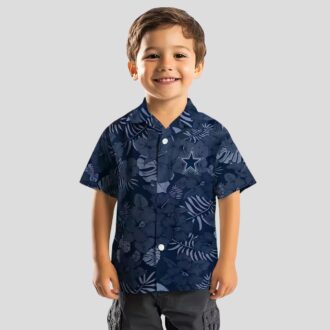 Tropical Dallas Cowboys Hawaiian Shirt, Blue Jungle Summer Beach Outfit