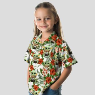 Denver Broncos Tropical Green Hawaiian Shirt, Yoda Aloha Summer Football Shirt