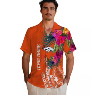 Limited Edition Denver Broncos Polynesian Hawaiian Shirt, NFL Tropical Shirts