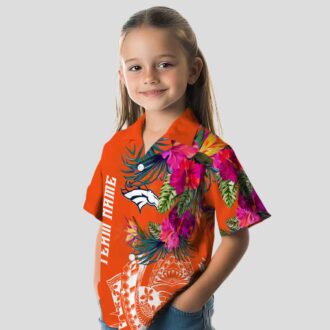 Limited Edition Denver Broncos Polynesian Hawaiian Shirt, NFL Tropical Shirts