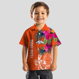Limited Edition Denver Broncos Polynesian Hawaiian Shirt, NFL Tropical Shirts