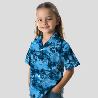 Blue Detroit Lions Tropical Hawaiian Shirt – Coastal Palms NFL Fan Apparel