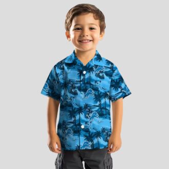 Blue Detroit Lions Tropical Hawaiian Shirt – Coastal Palms NFL Fan Apparel