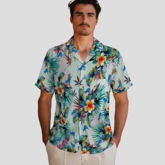 Detroit Lions Tropical Hawaiian Shirt – Limited Edition Green Aloha Wear