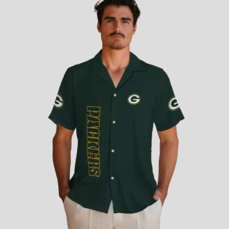 Green Bay Packers Stuart Minion Aloha Shirt, Tropical Hawaiian Shirt for NFL Fan