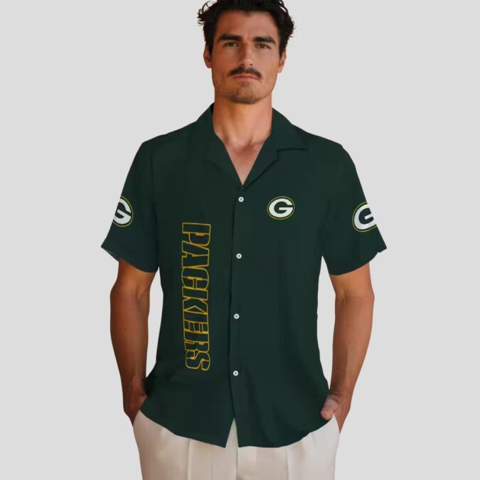 Green Bay Packers Stuart Minion Aloha Shirt, Tropical Hawaiian Shirt for NFL Fan