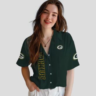 Green Bay Packers Stuart Minion Aloha Shirt, Tropical Hawaiian Shirt for NFL Fan