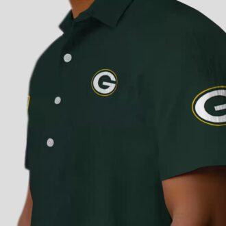 Green Bay Packers Stuart Minion Aloha Shirt, Tropical Hawaiian Shirt for NFL Fan