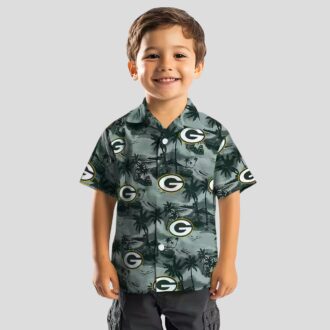Green Bay Packers Tropical Shirt, Coastal Palms Aloha Shirt for NFL Fans & Beach Lovers