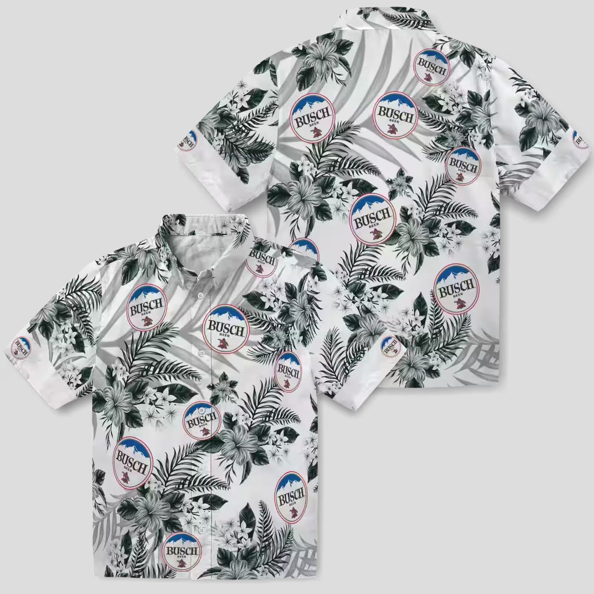 NFL Green Bay Packers Aloha Green White Shirt, Hawaiian Shirt with Hibiscus