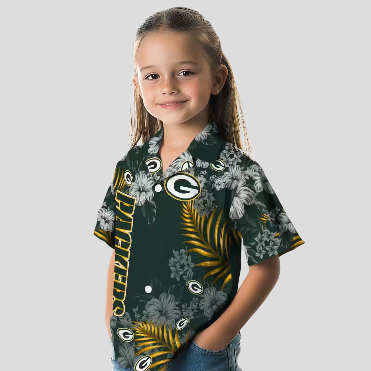 NFL Green Bay Packers Hibiscus Hawaiian Shirt, Tropical Beach Shirt for Summer Vacation