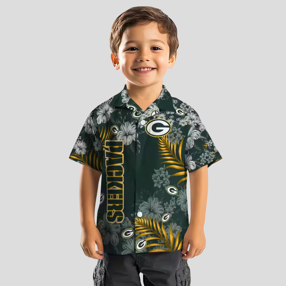 NFL Green Bay Packers Hibiscus Hawaiian Shirt, Tropical Beach Shirt for Summer Vacation