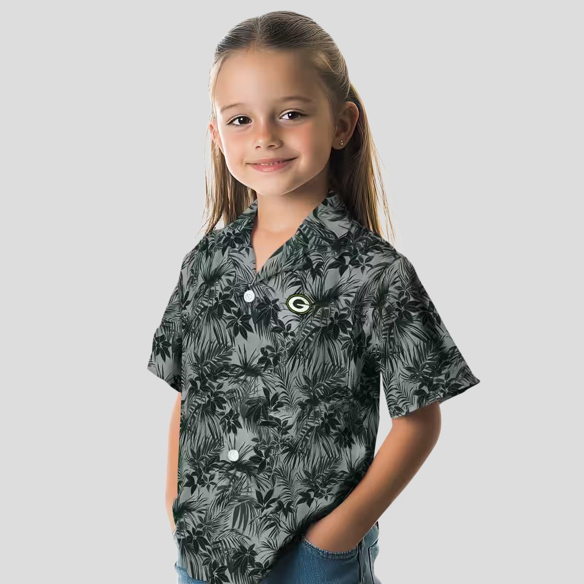 NFL Green Bay Packers Leaf Hawaiian Shirt, Best Tropical Button Up for NFL Fans