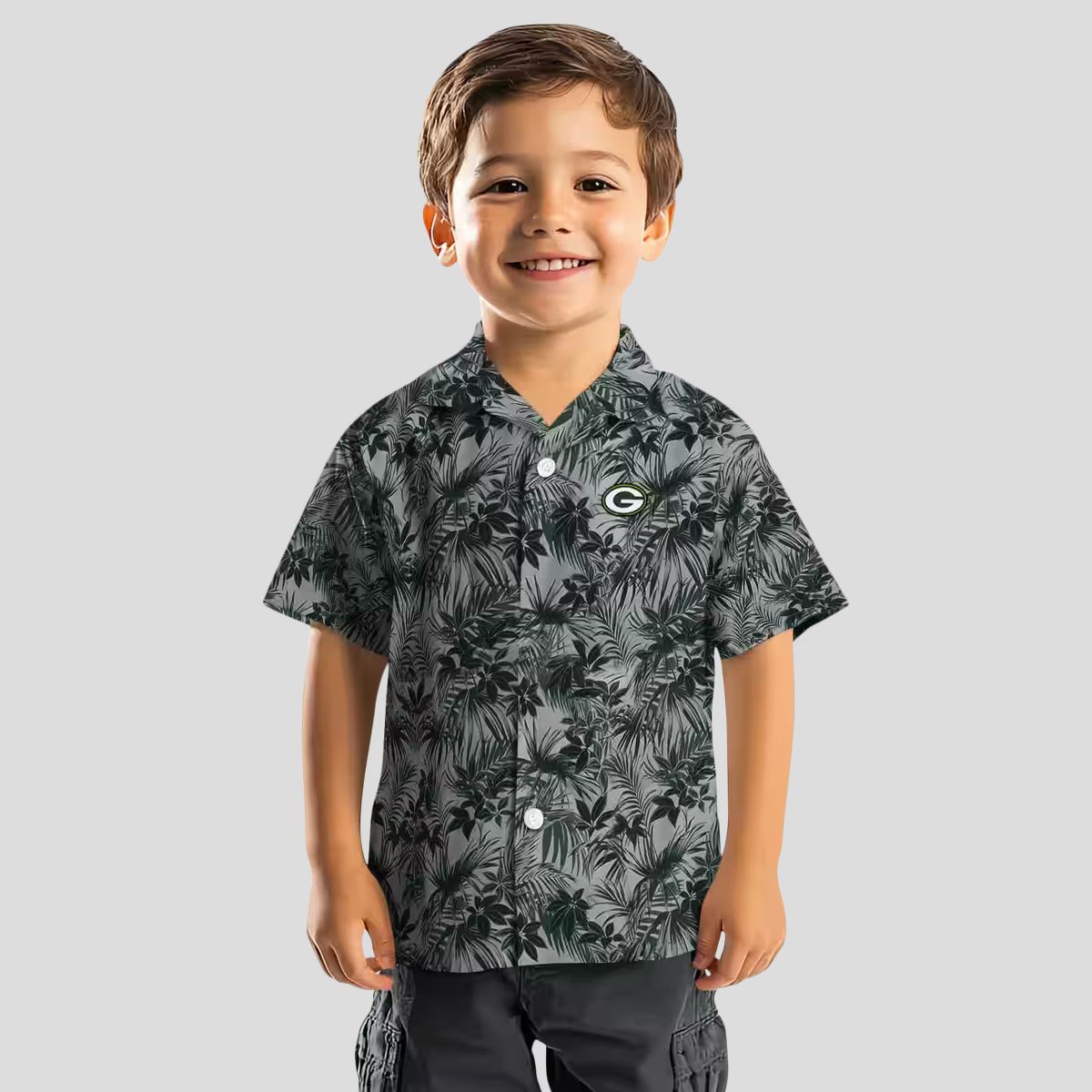 NFL Green Bay Packers Leaf Hawaiian Shirt, Best Tropical Button Up for NFL Fans