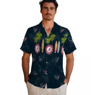 Houston Texans Aloha Surfboard Hawaiian Shirt, Tropical Summer Apparel