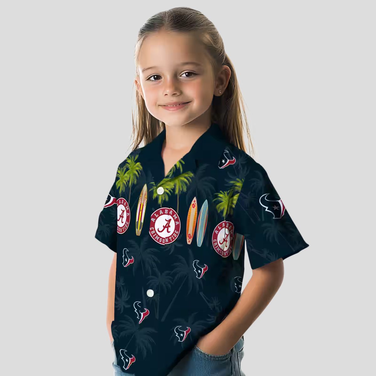 Houston Texans Aloha Surfboard Hawaiian Shirt, Tropical Summer Apparel
