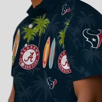 Houston Texans Aloha Surfboard Hawaiian Shirt, Tropical Summer Apparel