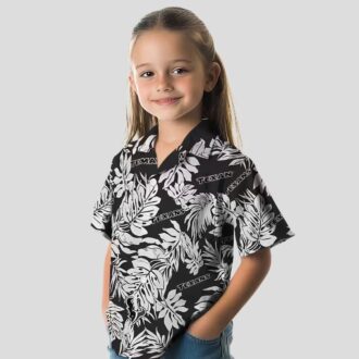 Tropical Monstera Leaf Houston Texans Hawaiian Shirt - Perfect NFL Gift
