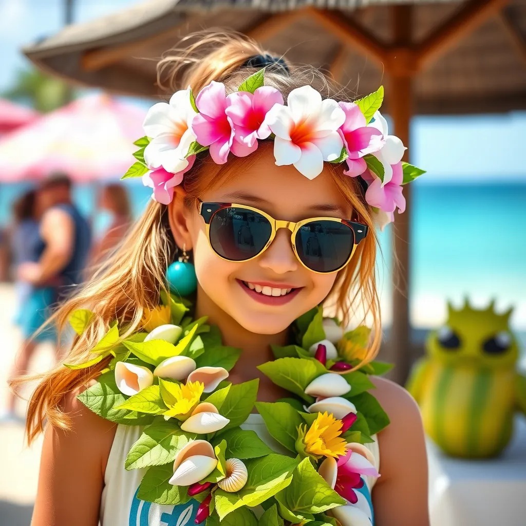 Aloha fashion, combined with flower headbands and necklaces, is always a highlight and a distinctive feature of Aloha culture.