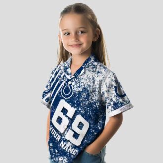 Indianapolis Colts Blue Hawaiian Shirt, Custom Stars & Stripes NFL Apparel