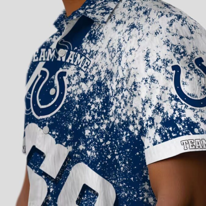 Indianapolis Colts Blue Hawaiian Shirt, Custom Stars & Stripes NFL Apparel